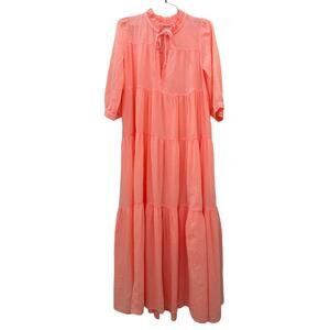 Honorine Neon coral dress